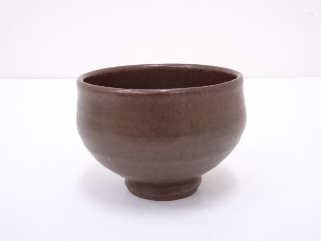 JAPANESE TEA CEREMONY / TEA BOWL CHAWAN / IRON GLAZE